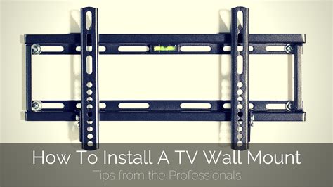 tv wall bracket installation